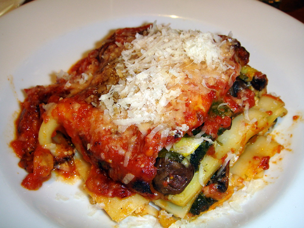 Lasagna with Bellwether Farms Ricotta, Zucchini and Mushrooms