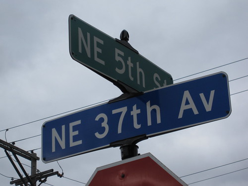 NE 5th St at NE 37th Ave