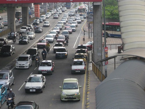 Taxis Parked at Yellow Line