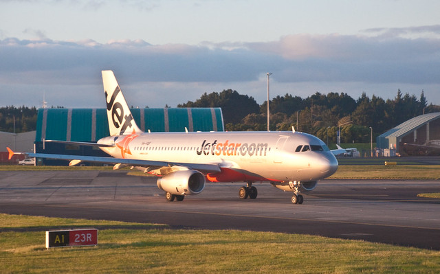 Jetstar A320, Auckland, 6 Nov. 2009