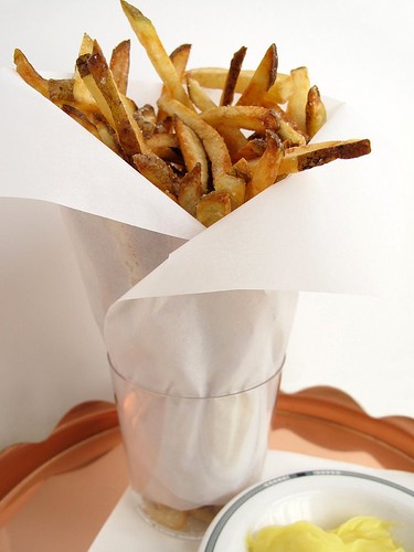 *~ Pappschale Pommes frites  mit Mayonaise  *~* 