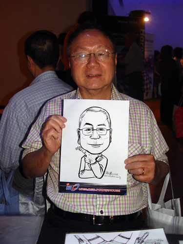 Caricature live sketching for GSK Urology Powerhouse -3