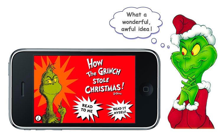 The Grinch iPhone E-Book App