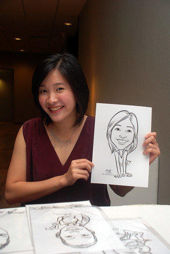 Caricature live sketching for Lonza - 9