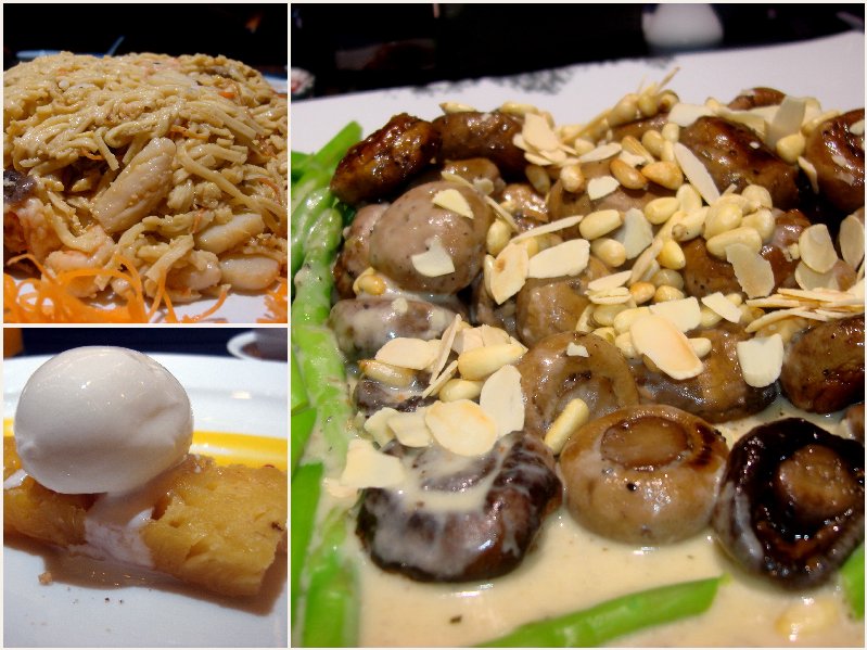 The carbs, the dessert & the funghi