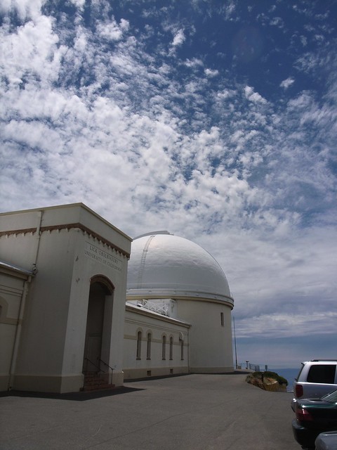Lick Observatory at the top of Mount Hamilton