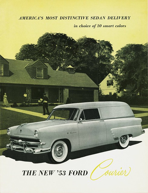 ford courier brochure 1953 sedandelivery