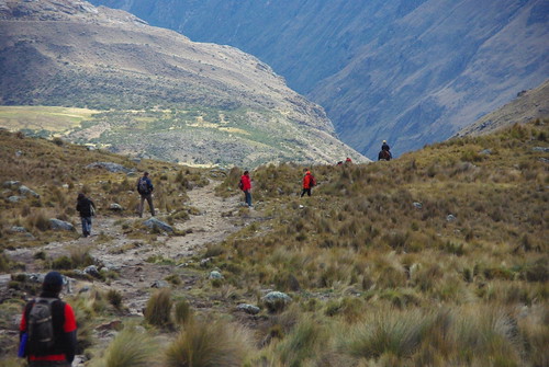 Hiking in the Cordellia Blanca Range in Peru