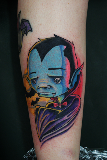 Tagsbat halloween moleskin monster decay Tattoo vampire tattoo