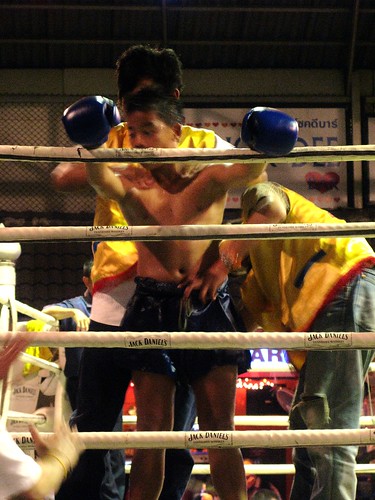 At a Muay Thai kickboxing match - Chiang Mai, Thailand