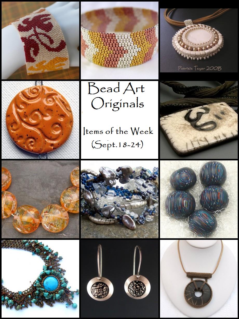 Bead Art Originals Items of the Week (Sep 18-24)