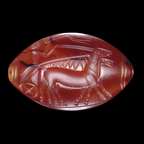005 Sello de cornalina minoico 1450-1300 a.C- © Trustees of the British Museum