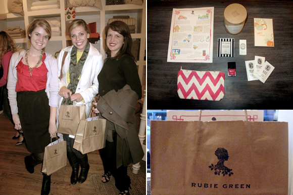 Rubie Green Gift Bags Featuring Smock