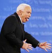 McCain in distress