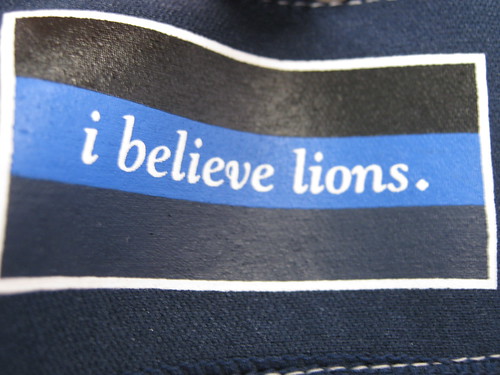 i believe lions was printed on the interior of the Lions jersey I bought.