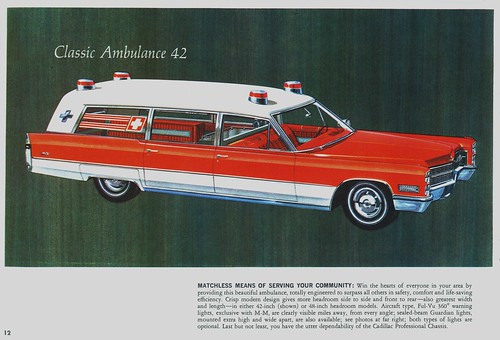 1966 Cadillac Classic Ambulance 42 by MillerMeteor by aldenjewell