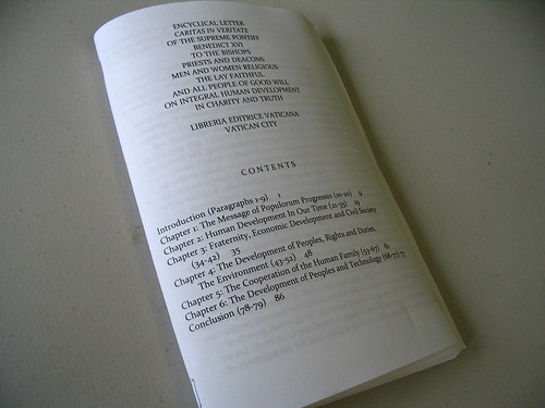 Caritas in Veritate, printable booklet