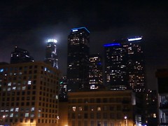 From a downtown rooftop