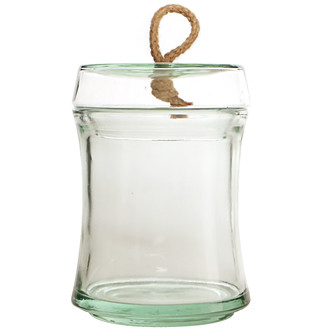 the estate of things chooses glass & rope terrarium