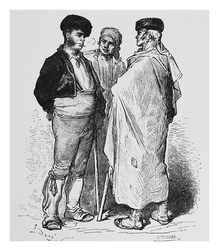 040-Majo y campesinos en los alrededores de Jerez-Spain (1881)- Doré Gustave