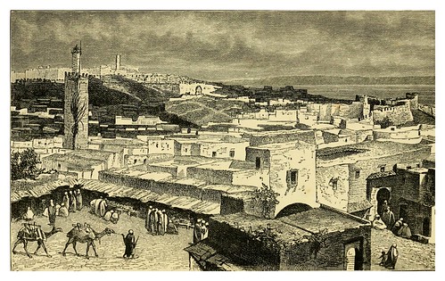 071-Vista general de Tanger-Morocco its people and places-Edmondo De Amicis 1882