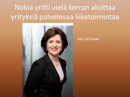 Nokia Enterprise Solutions, Mary McDowell