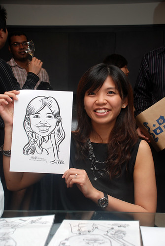 Caricature live sketching for Johnson & Johnson - 4