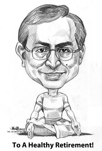 Yoga caricature for APL