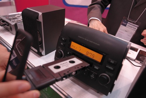 iPod connect unit for car audio cassette deck.