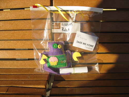 Toy Society Robot Drop 11/28/09 by Kellie C..