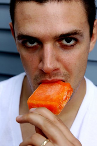 Pete, working that popsicle