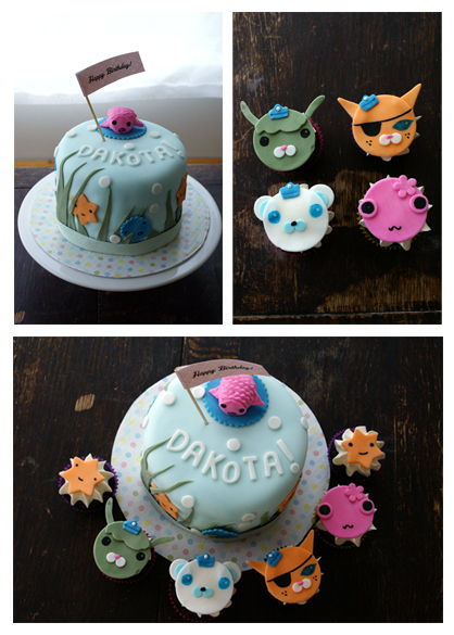 OCTONAUTS themed cake and cupcakes!