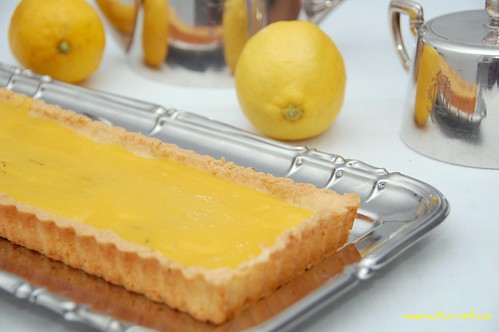 tarte  lemon curd olio EVO e rosmarino