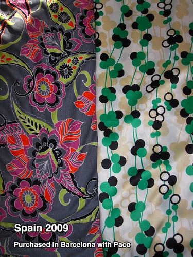 Spain 2009 Fabric Purchases