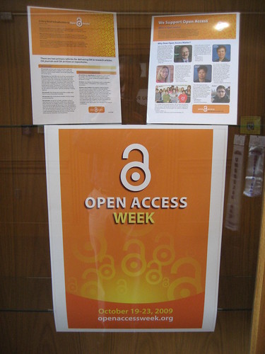 Open Access Week exhibit