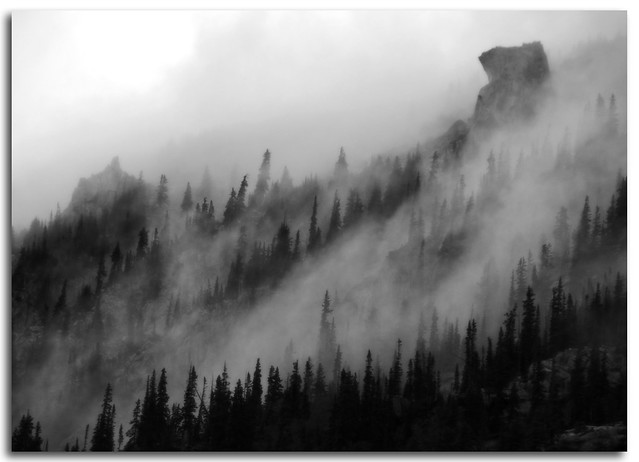 Foggy Outcrops by Chad Galloway Photo