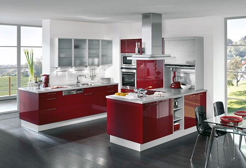 modern kitchen set picture