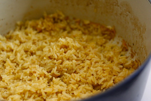 Garlicky Baked Rice