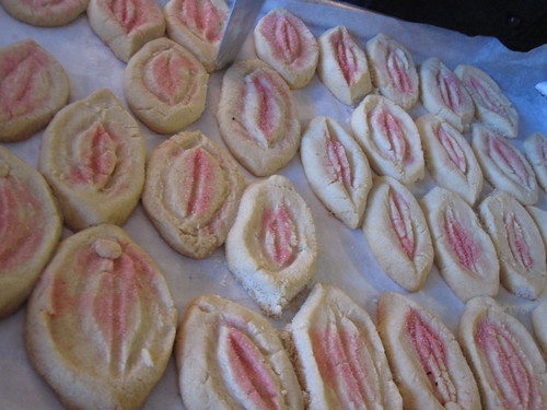 Vagina cookies from the bistro