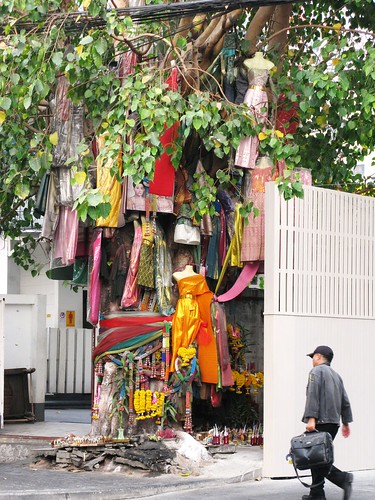 Unique way of displaying dresses - Bangkok, Thailand