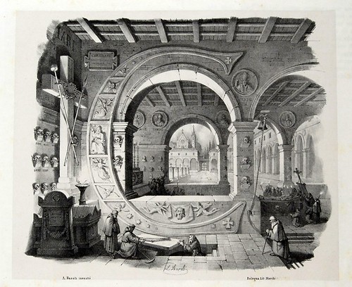 003-Letra C-Alfabeto pittorico- Antonio Basoli 1839-© Accademia di Belle Arti di Bologna
