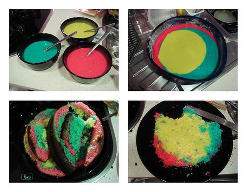 1st Rainbow cake