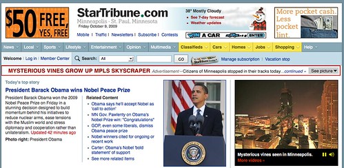StarTribune Sells Front Page Fake News
