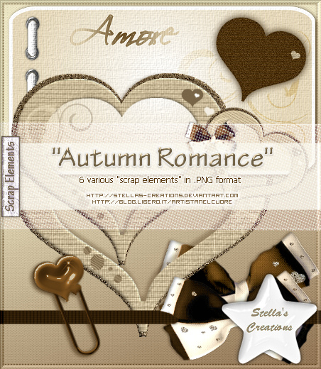 Autumn Romance - © Blog Stella's Creations: http://sc-artistanelcuore.blogspot.com