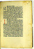 Coloured initials in Mirabilia Puteolorum: De mirabilibus Puteolorum et de balneis ibidem existentibus