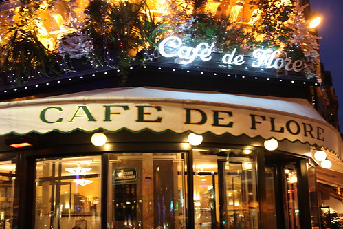 Paris at Night - Cafe De Flore
