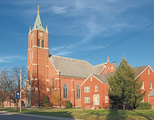 Saint Francis of Assisi Roman Catholic Church, in Aviston, Illinois, USA - exterior