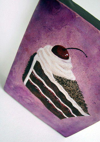 black forest cake painting