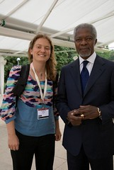 Franny Armstrong &amp; Kofi Annan