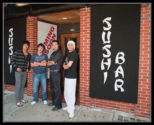 Sushi art - NEW sushi bar in Columbia at 8th & Broadway (by Silver Image)